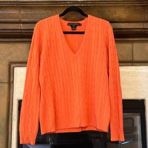 Orange Ralph Lauren sweater